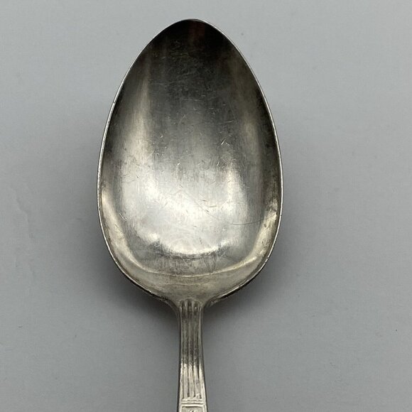Reed & Barton Silver Plated Tablespoon Serving Spoons Set 2 Italian 1885 8.25” - Picture 4 of 9